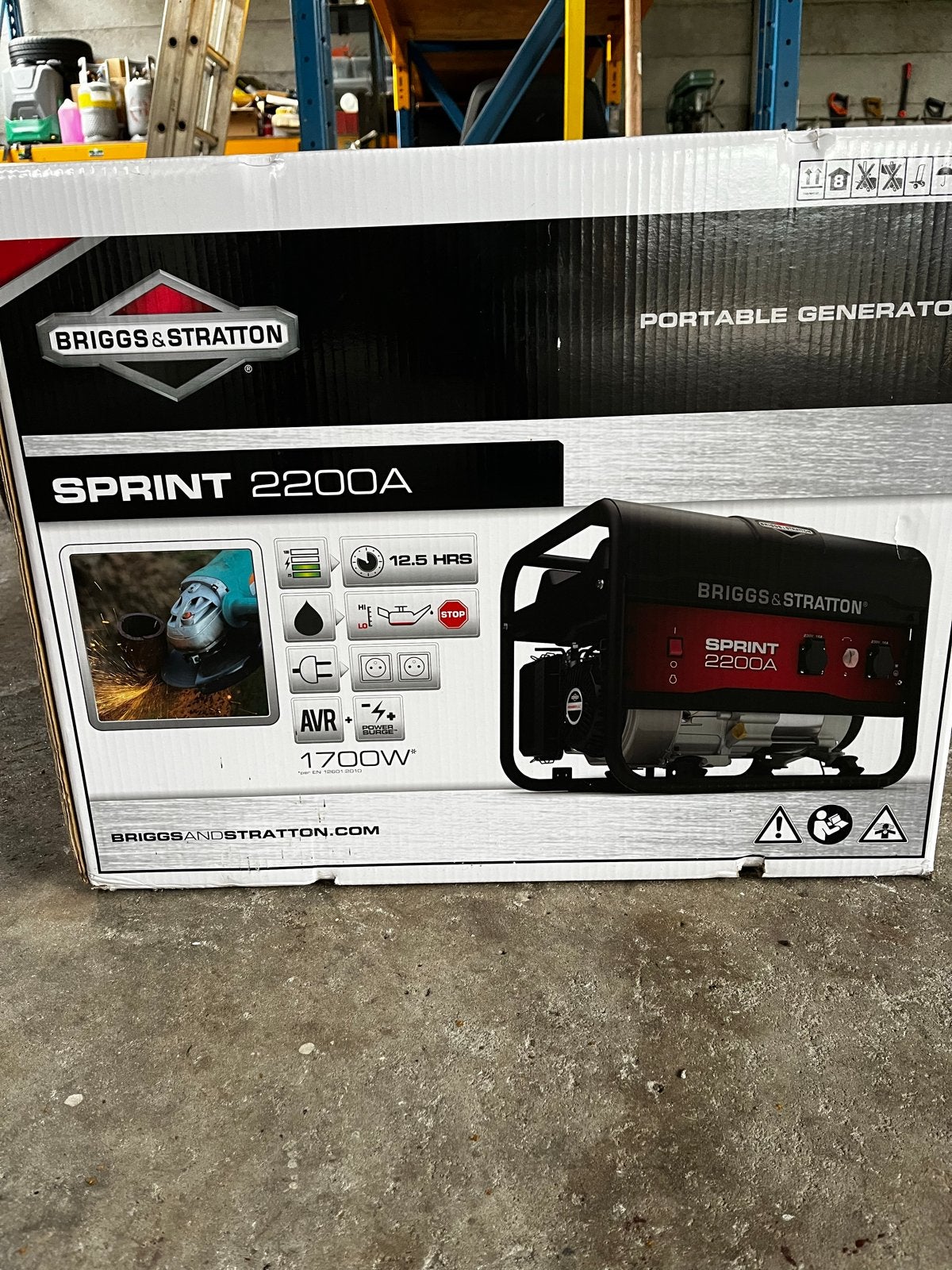 Briggs & Stratton Sprint 2200A Draagbare Generator, Ophalen, Nieuw, Minder dan 5 kVA, Benzine