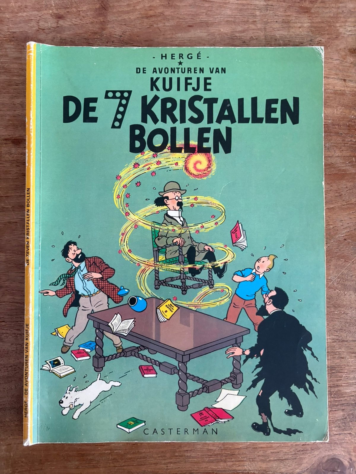 Kuifje De 7 kristallen bollen, Boeken, Eén stripboek, Ophalen of Verzenden, Gelezen