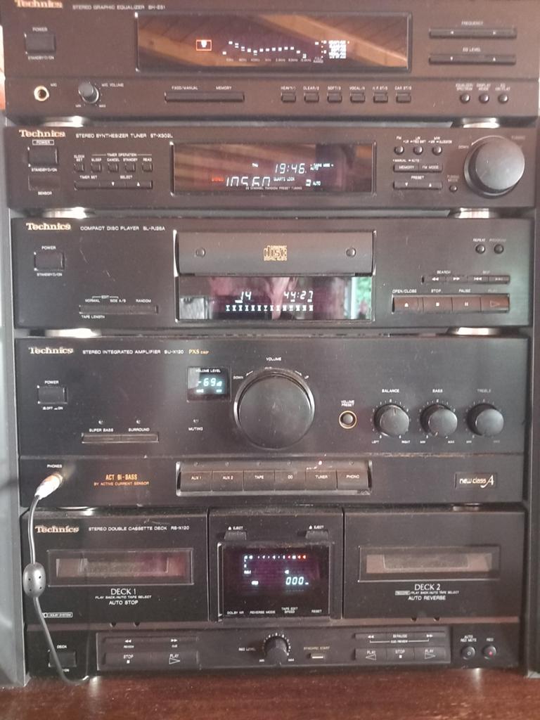 Technics stereo toren - losse componenten, goede kwaliteit, Overige merken, Gebruikt, Tuner of Radio, Losse componenten