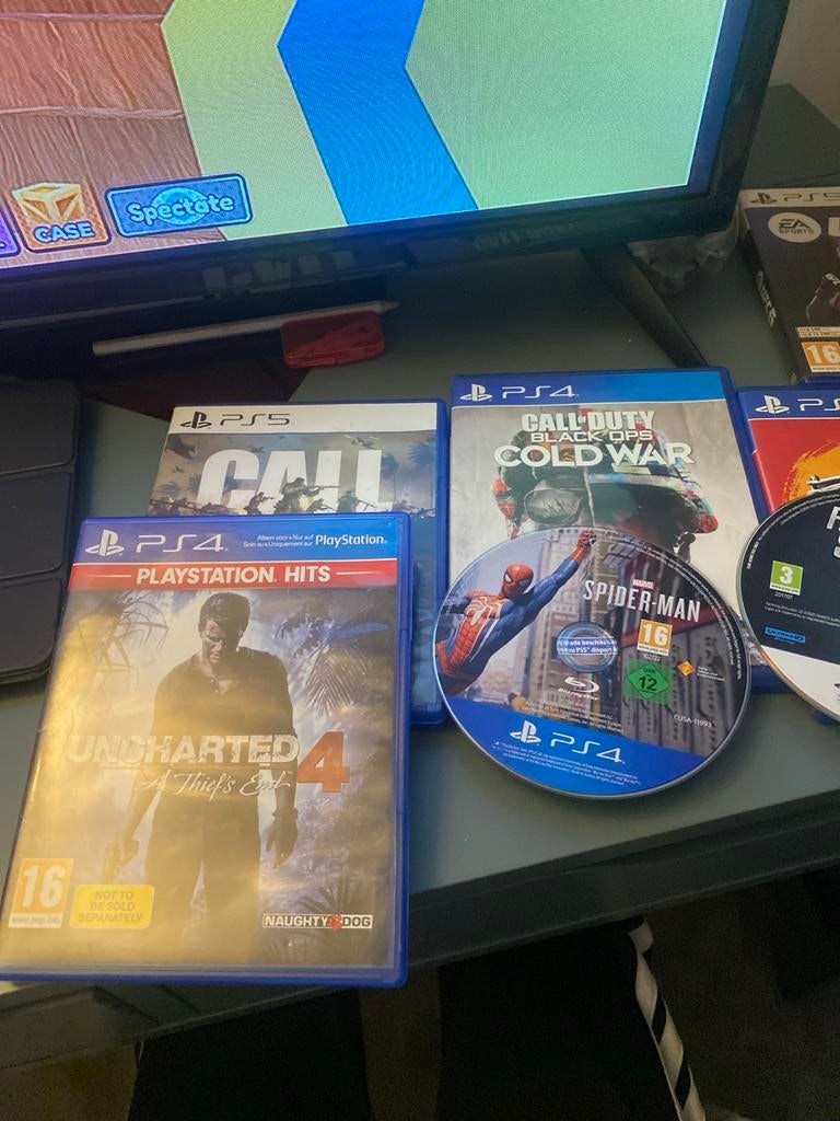 PS4 & PS5 Games: Uncharted 4, Spider-Man, Cold War, UFC 5, F, Spelcomputers en Games, Games | Sony PlayStation 4, Ophalen, Zo goed als nieuw
