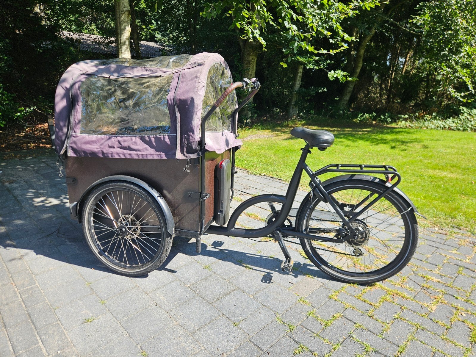 Vogue Journey elektrische bakfiet, zeer goede staat, 4 kinderen of meer, Huif, Zo goed als nieuw, Ophalen