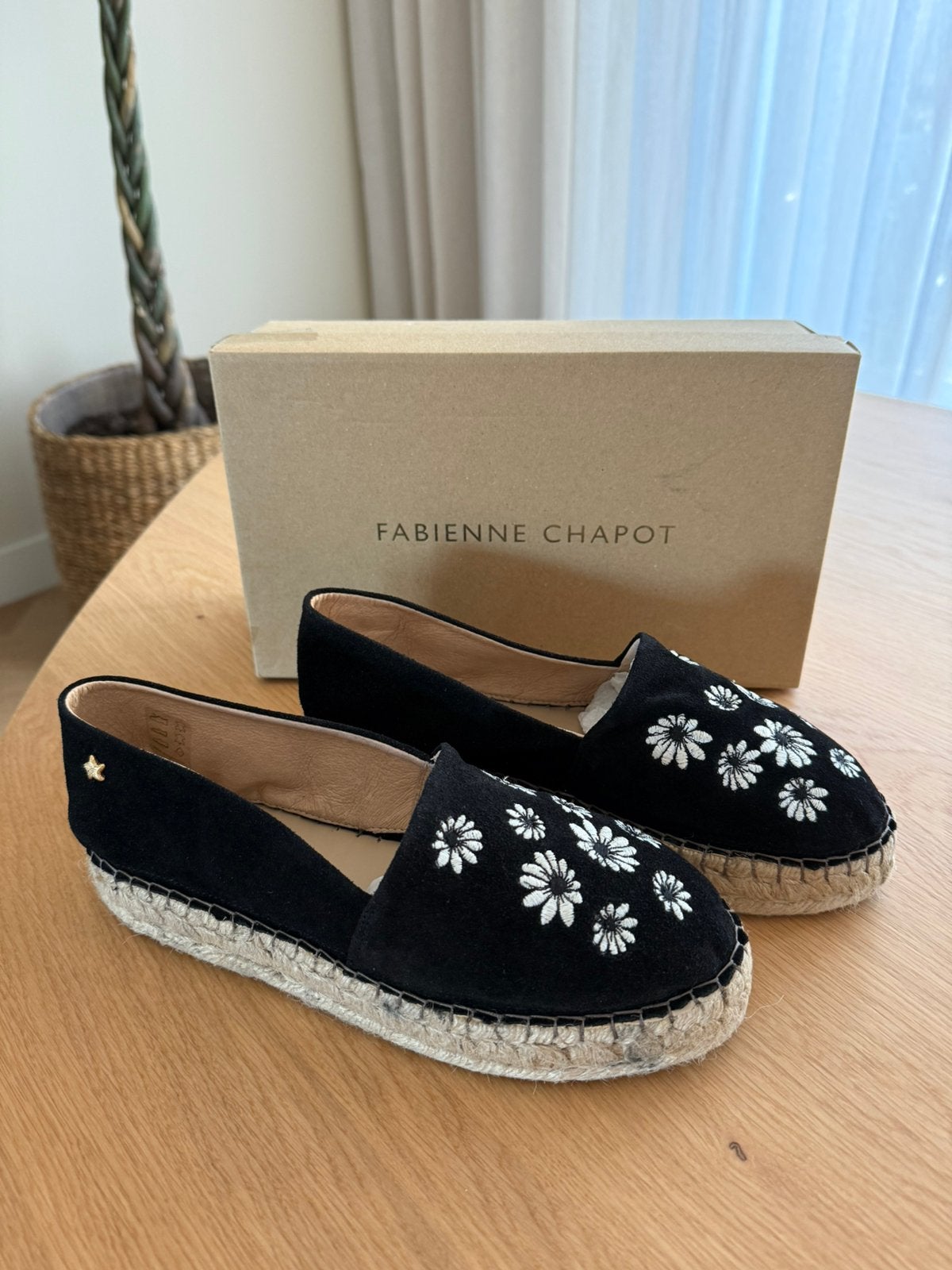 Fabienne chapot espadrilles maat 39 (Nieuw), Zwart, Nieuw, Ophalen of Verzenden, Espadrilles of Moccasins