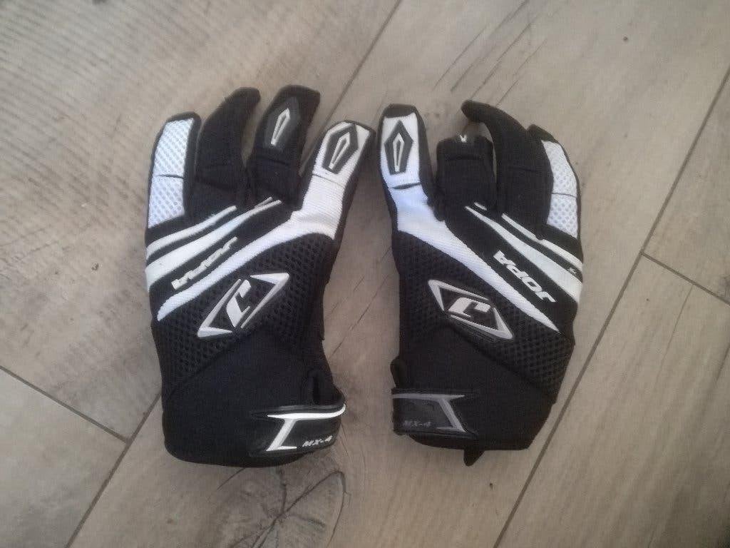 Handschoenen Jopa MX-4 maat 6 in zwart-wit., Fietsen en Brommers, Fietsaccessoires | Fietskleding, Gebruikt, Jopa, Kinderen, Ophalen of Verzenden