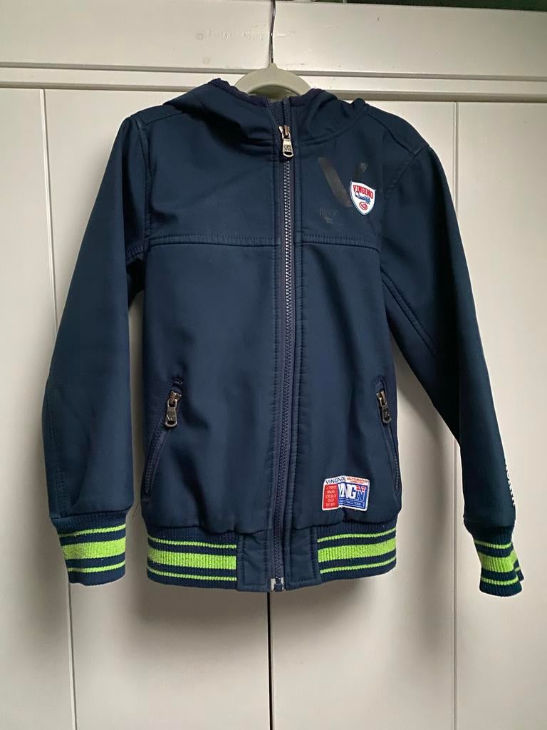 Vingino softshell tussenjas maat 122/128, Kinderen en Baby's, Kinderkleding | Maat 122, Ophalen of Verzenden, Gebruikt, Jongen