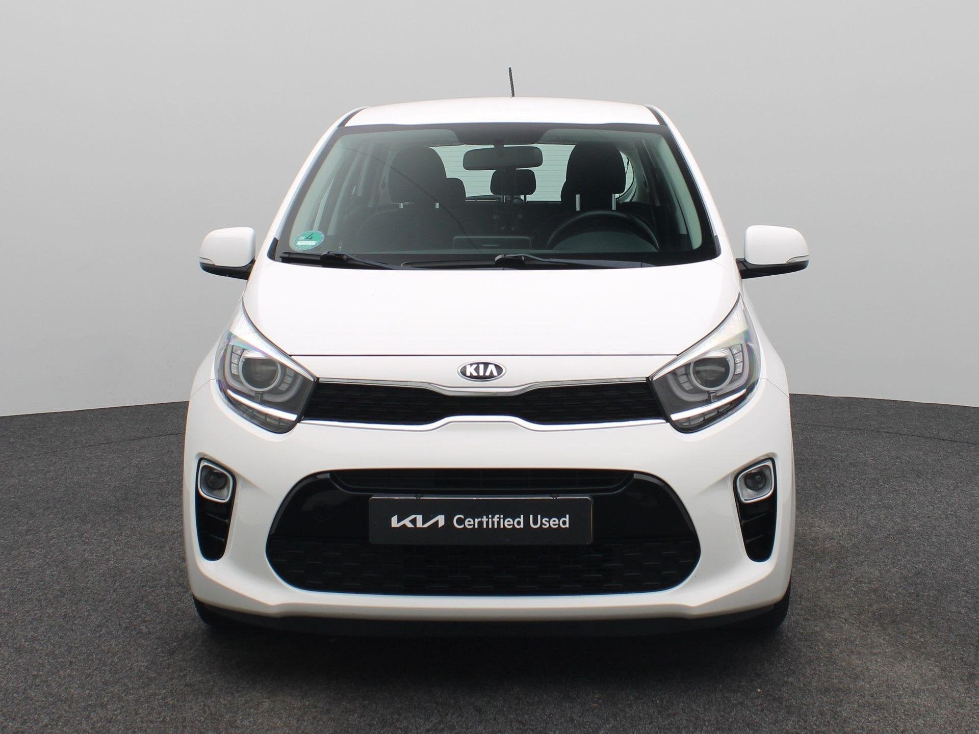 Kia Picanto 1.0 CVVT First Edition | Navigatie |Climate Cont, Stof, Gebruikt, Euro 6, Wit