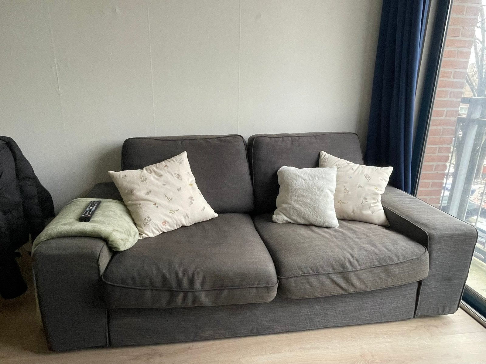 Tweezits bank, Huis en Inrichting, Banken | Bankstellen, Ophalen, Gebruikt, 150 tot 200 cm, Tweepersoons