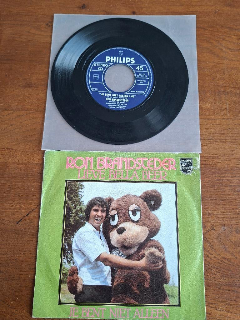 Ron Brandsteder ,lieve bella neer, 7 inch, Ophalen of Verzenden, Zo goed als nieuw, Nederlandstalig
