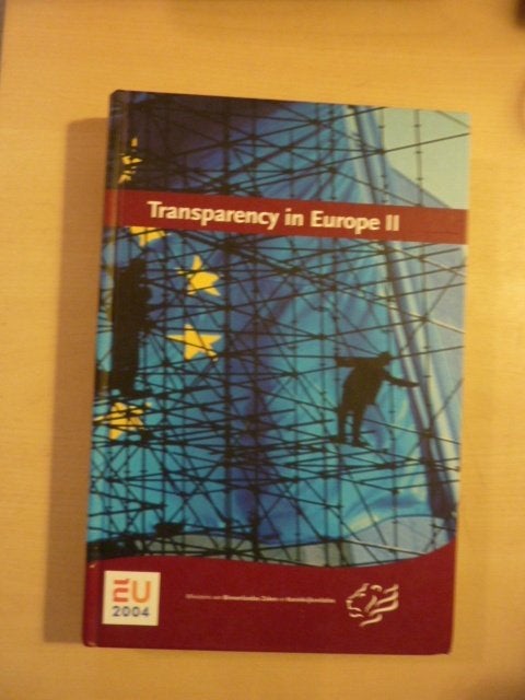 P. Stolk ea - Transparency in Europe II, Ophalen of Verzenden, Zo goed als nieuw, Europa