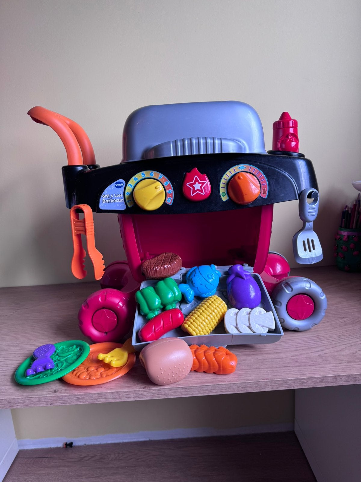 Vtech barbecue, Kinderen en Baby's, Speelgoed | Vtech, Ophalen, Zo goed als nieuw