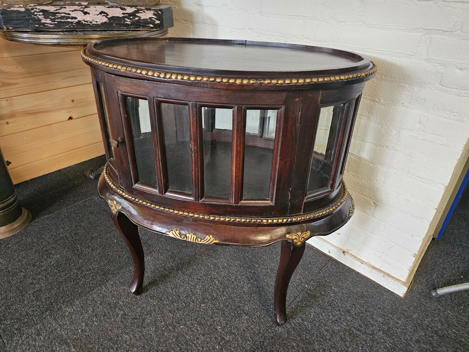 Massief Houten Theekastje, Ophalen of Verzenden