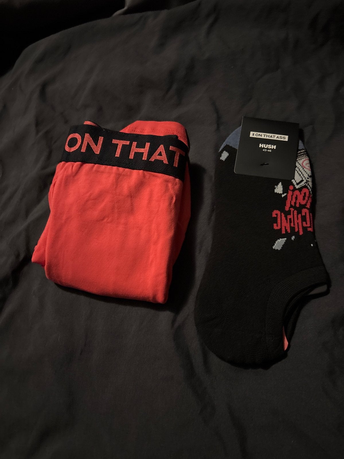 Nieuwe On That Ass boxer XXL en enkelsokjes 43-46, Ophalen of Verzenden, Rood, Boxer