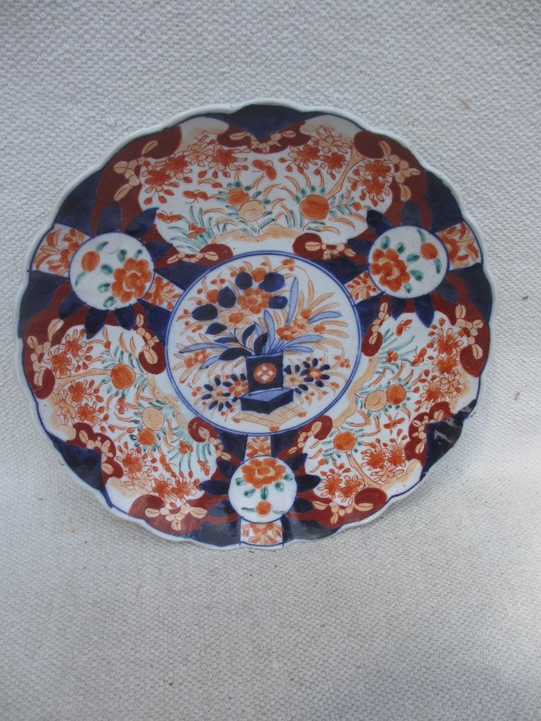 Japans Imari Bekervaas en grote schaal begin 1900, Ophalen of Verzenden