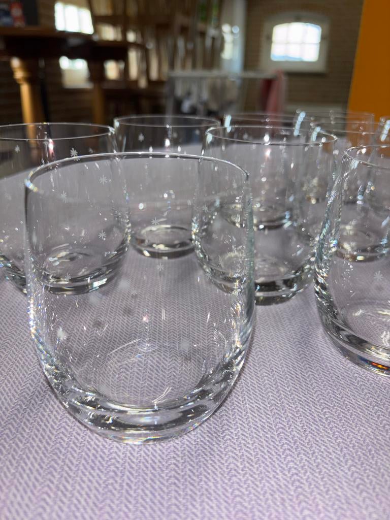 Anna + Nina Waterglazen ‘Starry Eve’ Collectie - 10 stuks, Huis en Inrichting, Ophalen, Nieuw