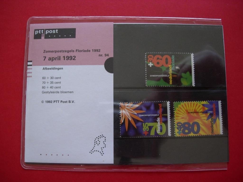 NL M 94 Zomerzegels Floriade 1992, Verzenden, Na 1940, Postfris