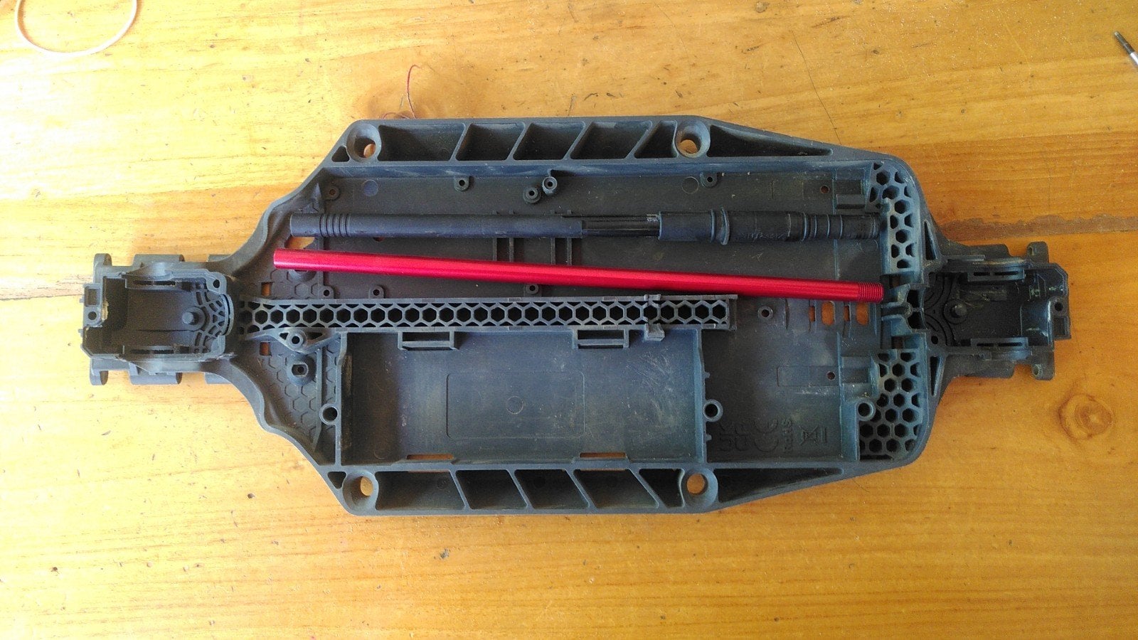 Arrma Mojave chassis, brace & aandrijfas., Ophalen of Verzenden, Auto offroad