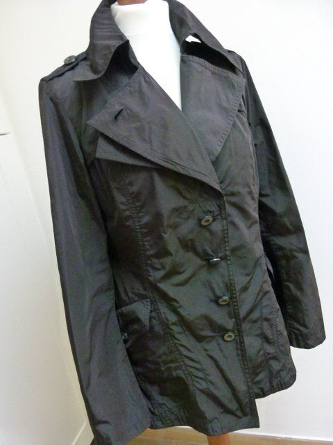 EC Easy Comfort easycomfort zwart jasje jas trenchcoat 38 M, Maat 38/40 (M), Zwart, Ophalen of Verzenden, Zo goed als nieuw