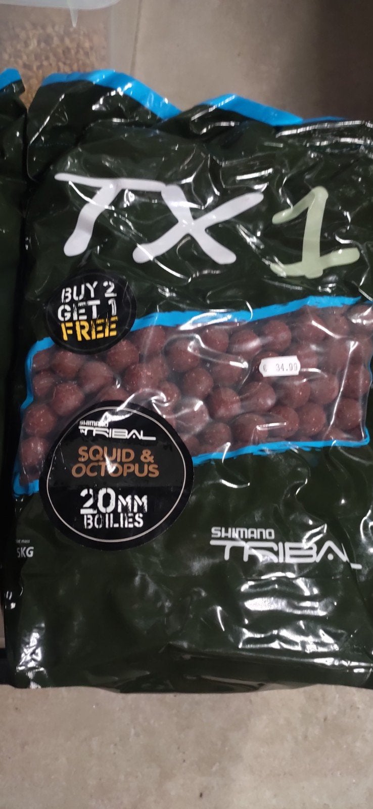 Boilies Shimano, Ophalen, Overige typen