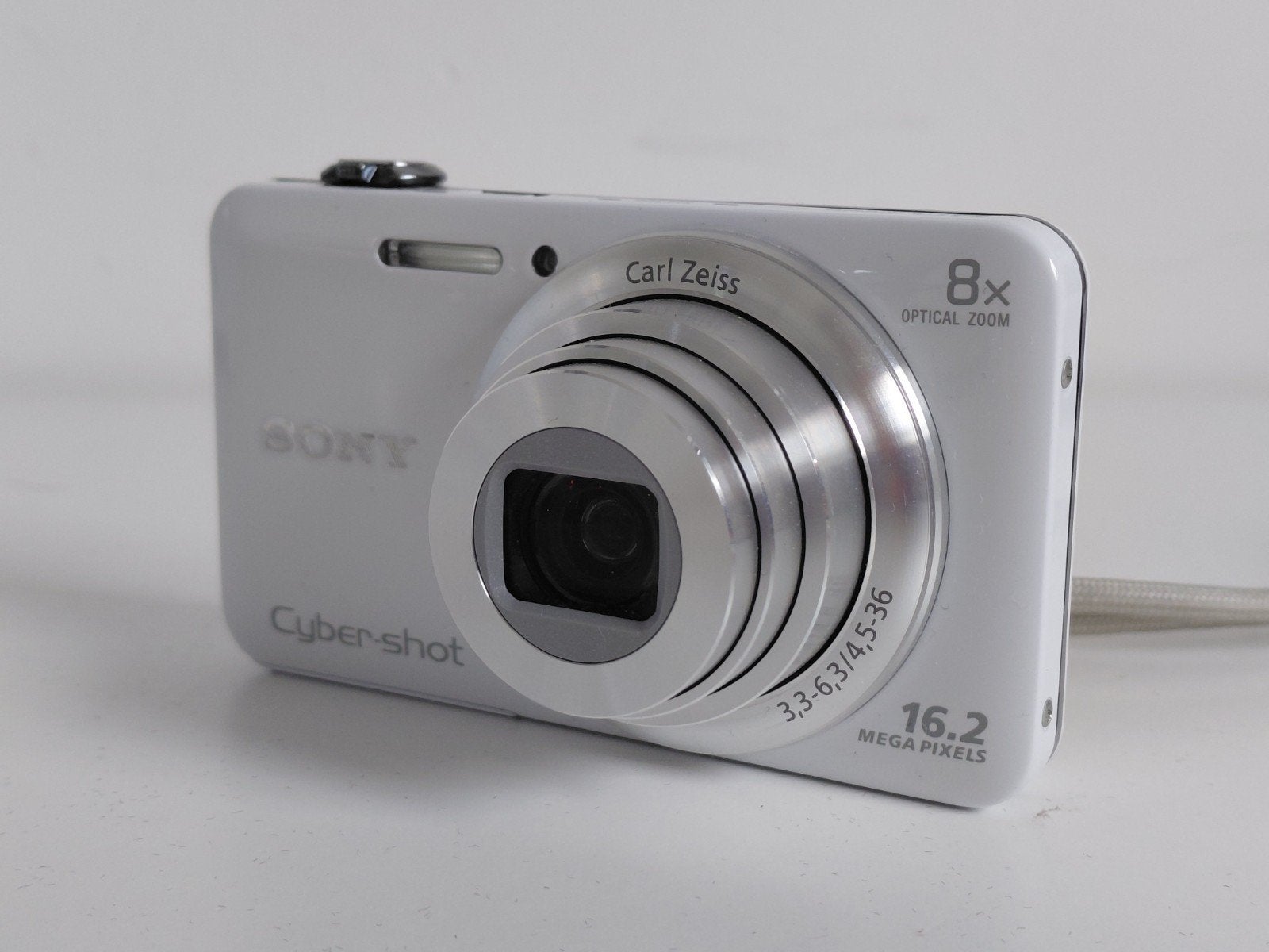 Sony Cyber-shot digitale camera – 16,2 MP – Carl Zeiss – wit, Sony, Ophalen of Verzenden, Zo goed als nieuw, Sony