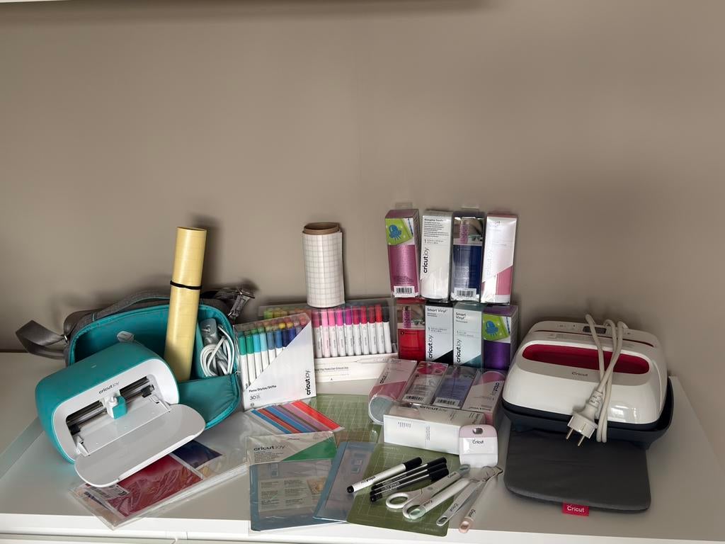 Cricut joy en easy press en vele extra’s, Ophalen, Zo goed als nieuw