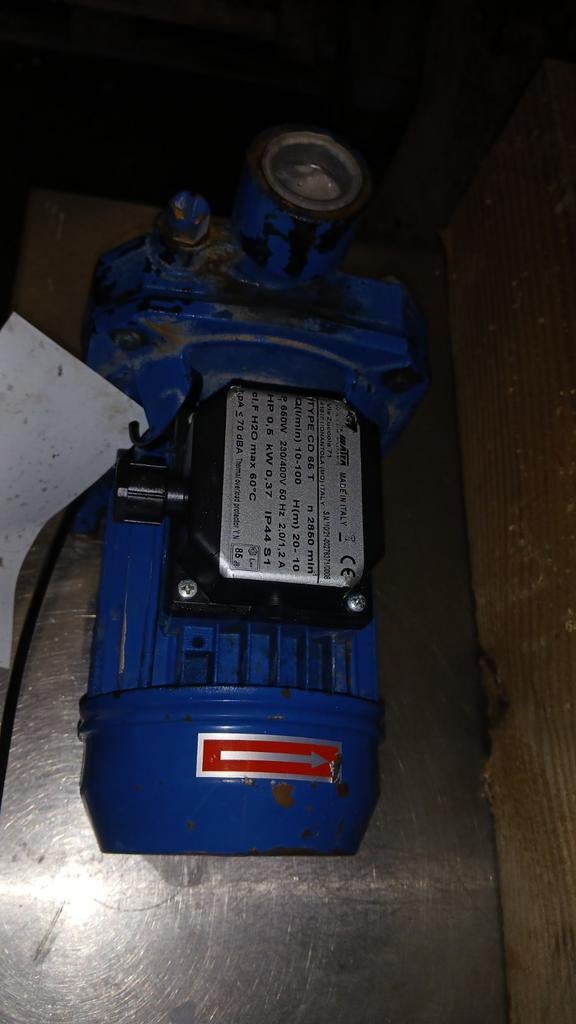 Matra Waterpomp CD65 T 0,37kW Gereviseerd - Gietijzer, Tuin en Terras, Waterpompen, Ophalen of Verzenden