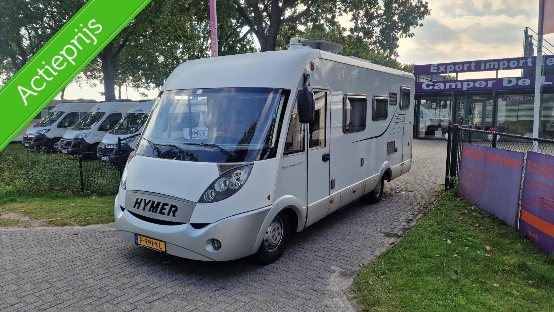 Hymer B 614CL 4P XL Garage, Zonnepaneel, Integraal, Ringverwarming, 6 tot 7 meter, Bedrijf