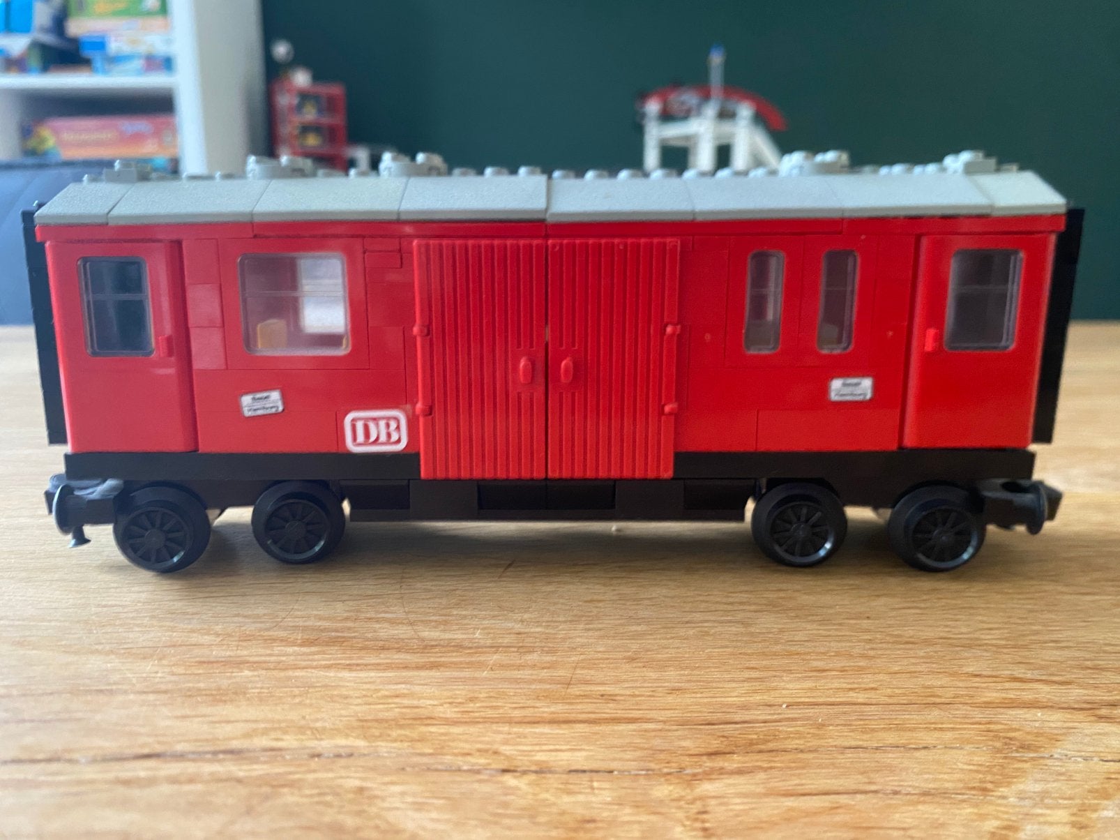 Lego 7820 - postwagon - vintage lego 12v trein, Kinderen en Baby's, Speelgoed | Duplo en Lego, Lego, Ophalen of Verzenden, Zo goed als nieuw