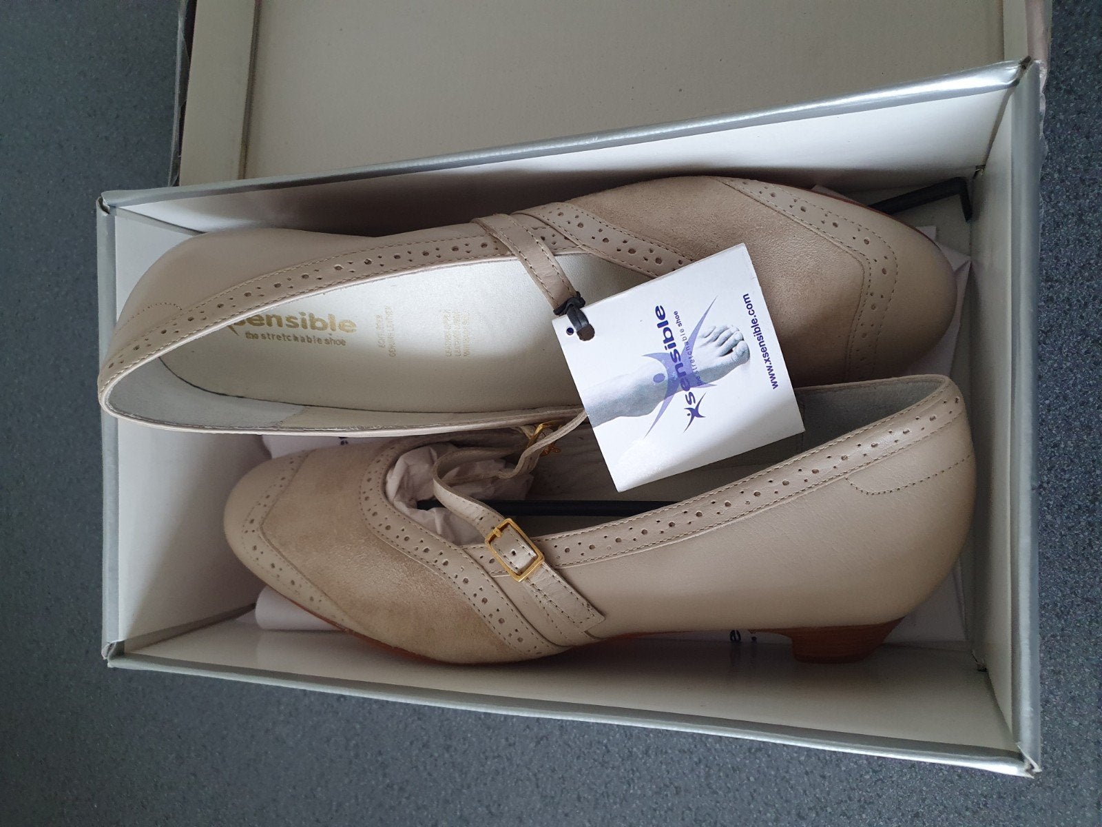 Xsensible ballerina, echt leer, 40G smalle voet, Kleding | Dames, Schoenen, Ophalen of Verzenden, Nieuw