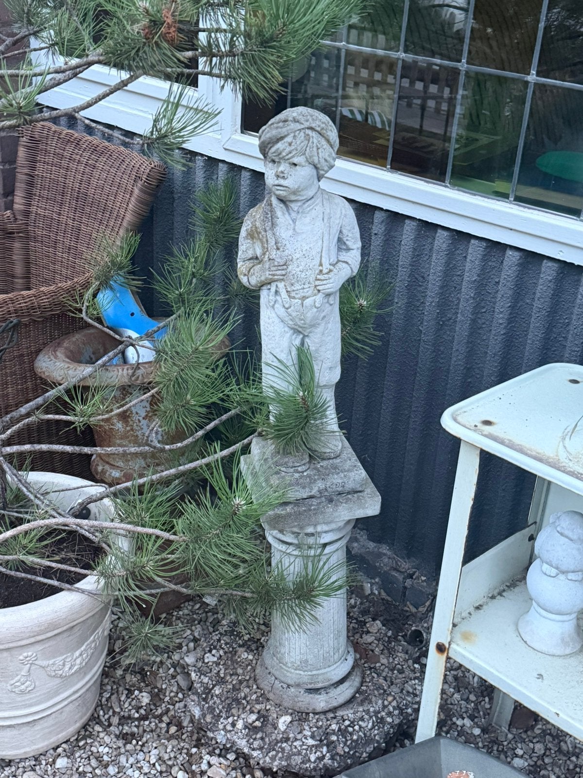 Beeld, Ophalen of Verzenden, Zo goed als nieuw, Beton, Waterornament
