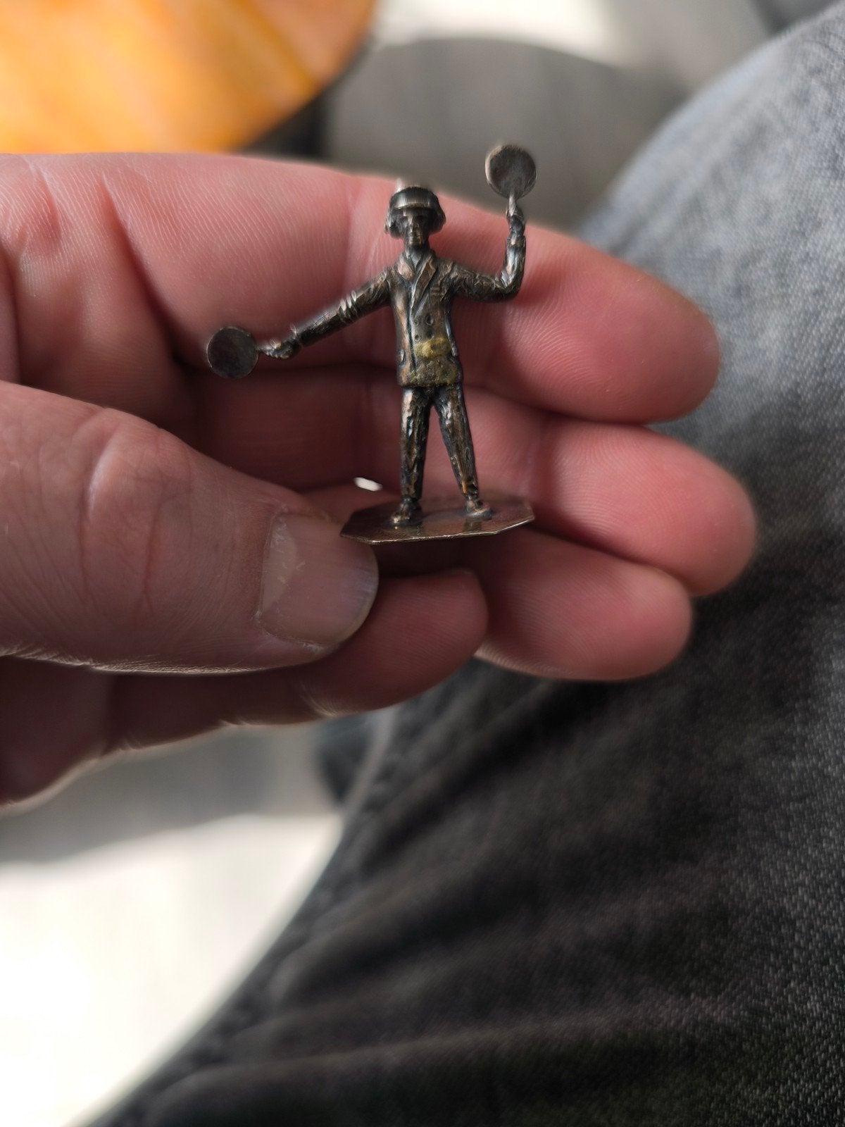 Zilveren Miniatuur De Marshaller Schiphol Memorabilia, Ophalen of Verzenden, Gebruikt