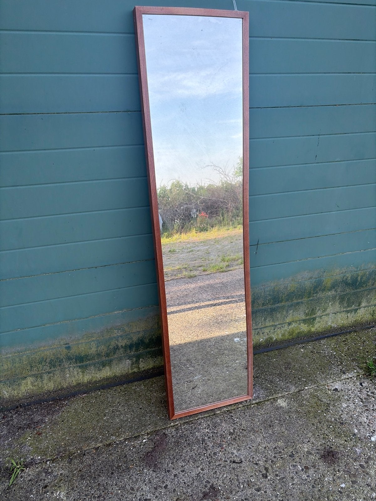 Spiegel 40x160 - Niet recht - Lachspiegel effect, Ophalen, Minder dan 50 cm, Gebruikt, 150 tot 200 cm
