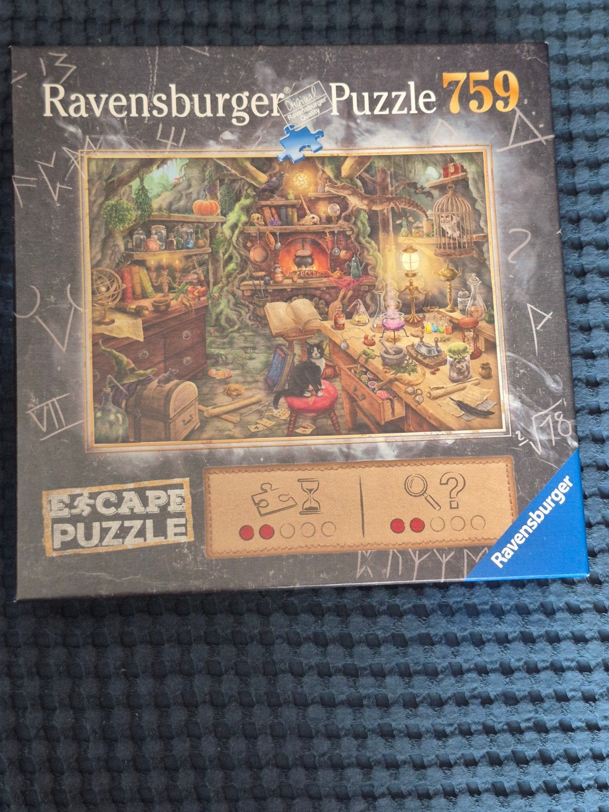 Ravensburger Escape Puzzle 759 stukjes - De Heksenkamer, Ophalen of Verzenden, 500 t/m 1500 stukjes, Zo goed als nieuw, Legpuzzel