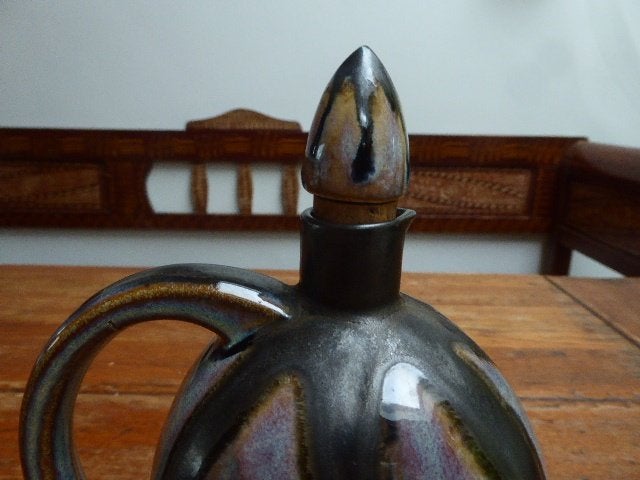 Art deco keramiek likeur karaf, Girardot Chisay, Antiek en Kunst, Ophalen of Verzenden