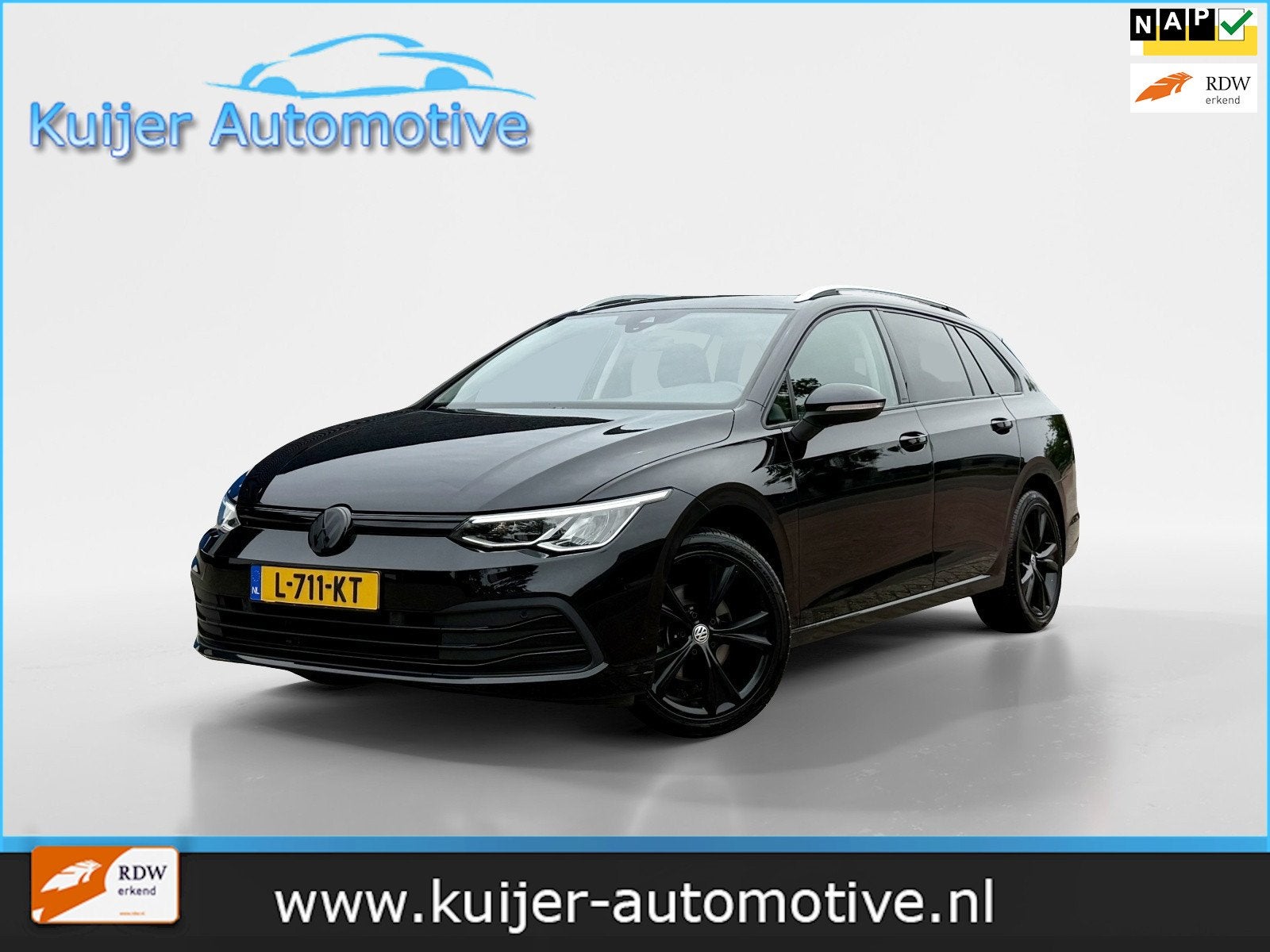 Volkswagen Golf Variant 1.0 TSI Life, Stof, Gebruikt, Zwart, Origineel Nederlands