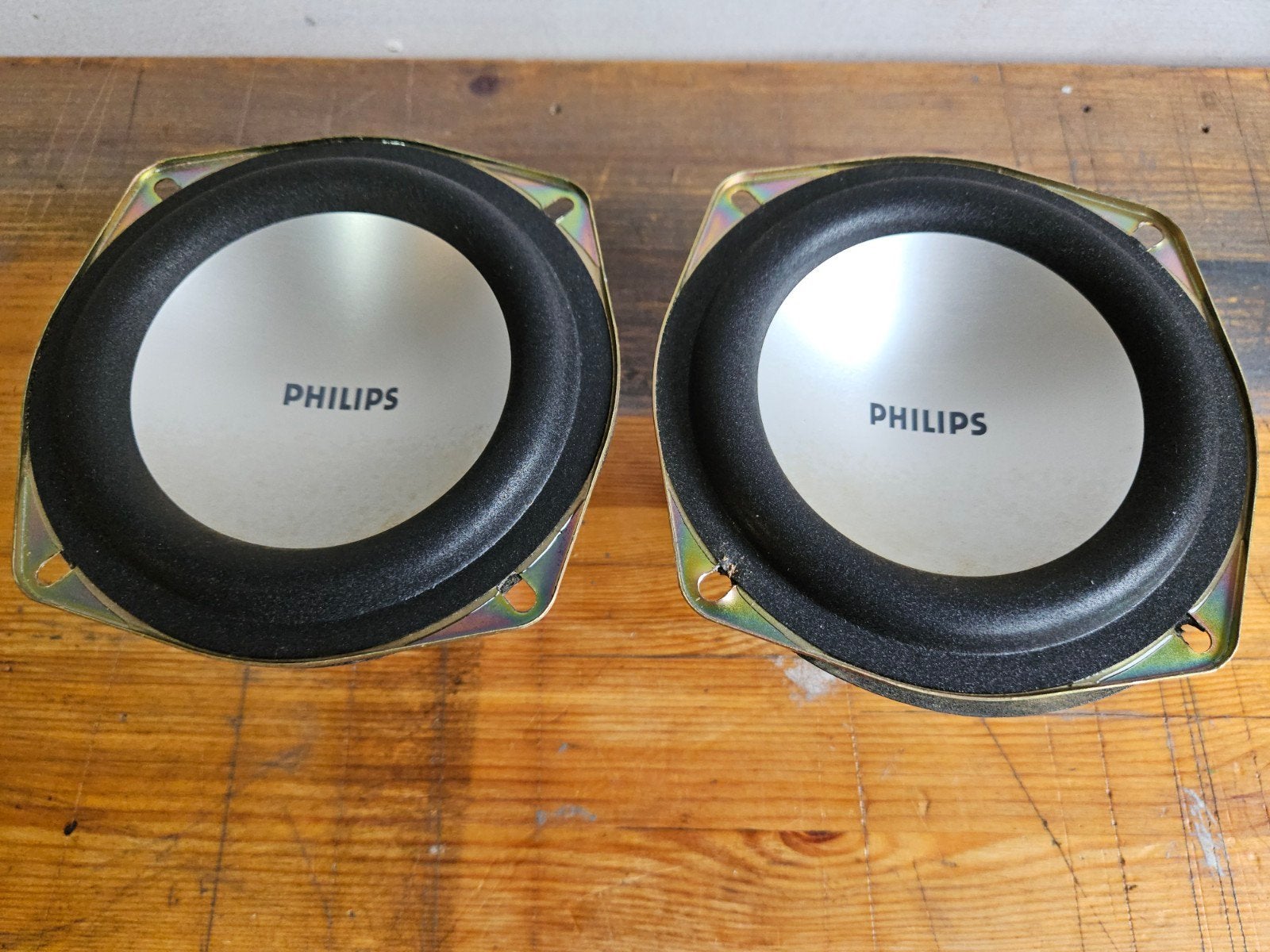 Philips Eastech Full Range 6 ohm speakers 2x, Ophalen of Verzenden, Zo goed als nieuw, Minder dan 60 watt, Philips