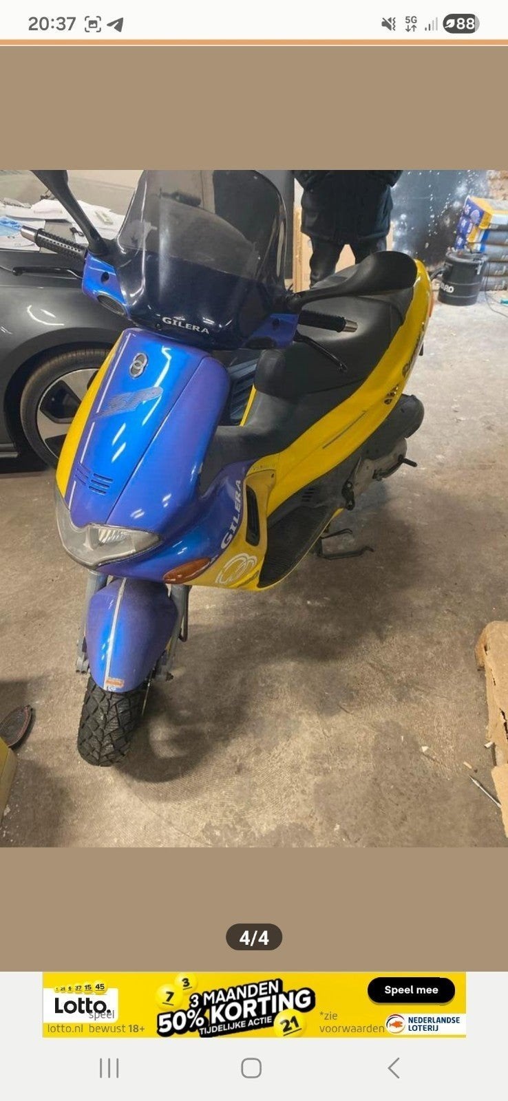 Gilera Runner 180cc Dubbeldisk - Unieke Kleurstelling, Ophalen, Zo goed als nieuw, Benzine, Overige modellen