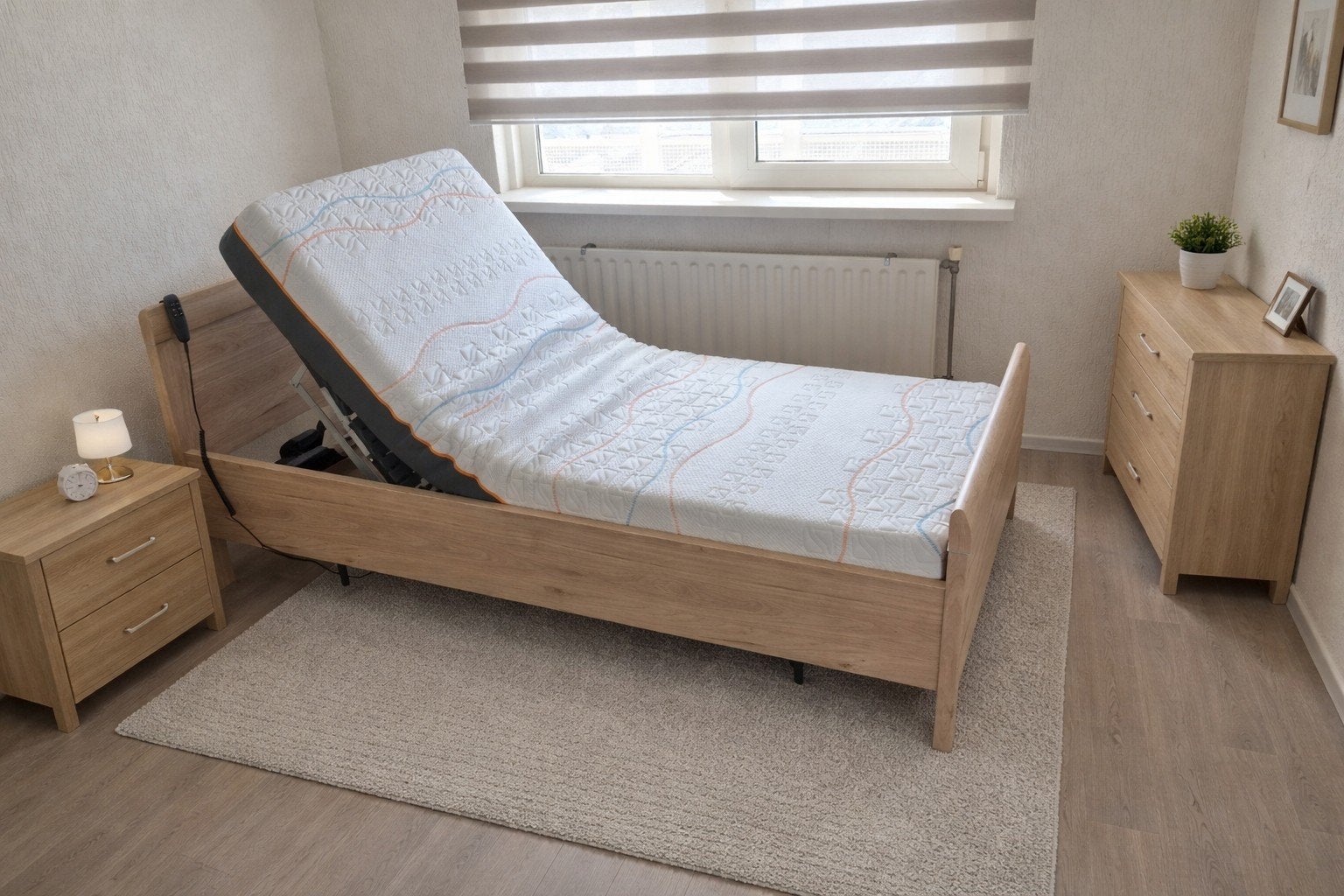 Z.g.a.n. elektrisch verstelbaar eenpersoonsbed, Verstelbaar, 90 cm, Eenpersoons, Ophalen of Verzenden