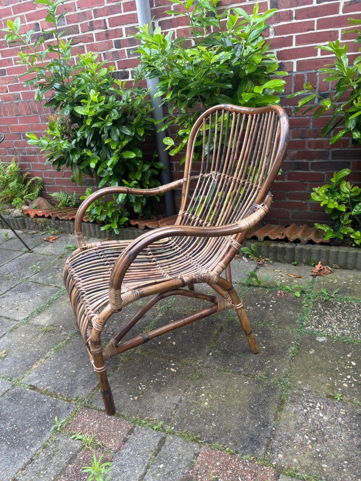 Rotanstoel nieuw!, Huis en Inrichting, Stoelen, Ophalen, Zo goed als nieuw, Eén