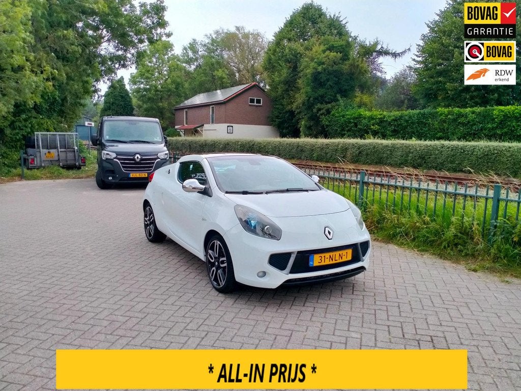 Renault Wind 1.2 TCE Collection cabrio airco cuise ALLINPRIJ, Auto's, Voorwielaandrijving, 101 pk, Gebruikt, Zwart