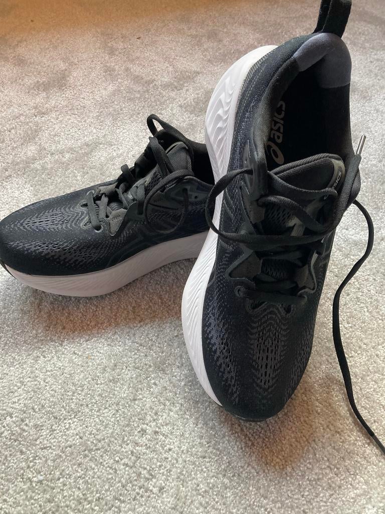 Nette Asics Gel-Cumulus 25 hardloopschoenen zwart - maat 43., Ophalen of Verzenden, Zo goed als nieuw, Hardloopschoenen, Asics