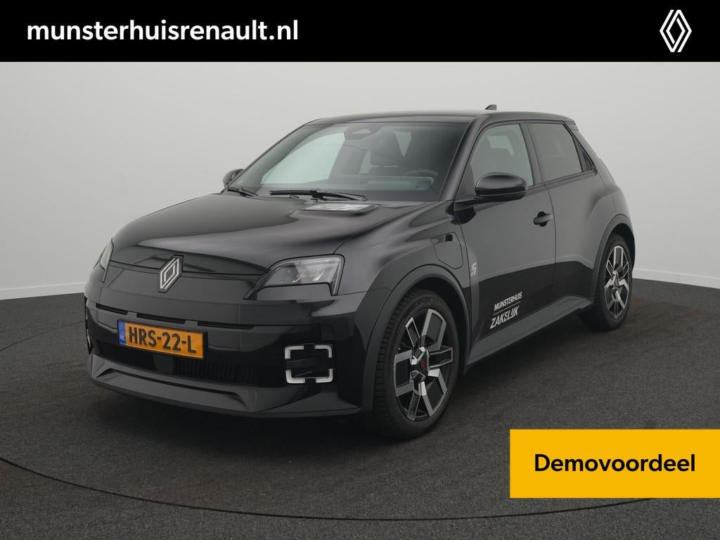 Renault 5 urban range techno 40 kWh - All Season - Harman Ka, Auto's, Renault, Stof, Zwart, 24 min, Automatische klimaatregeling