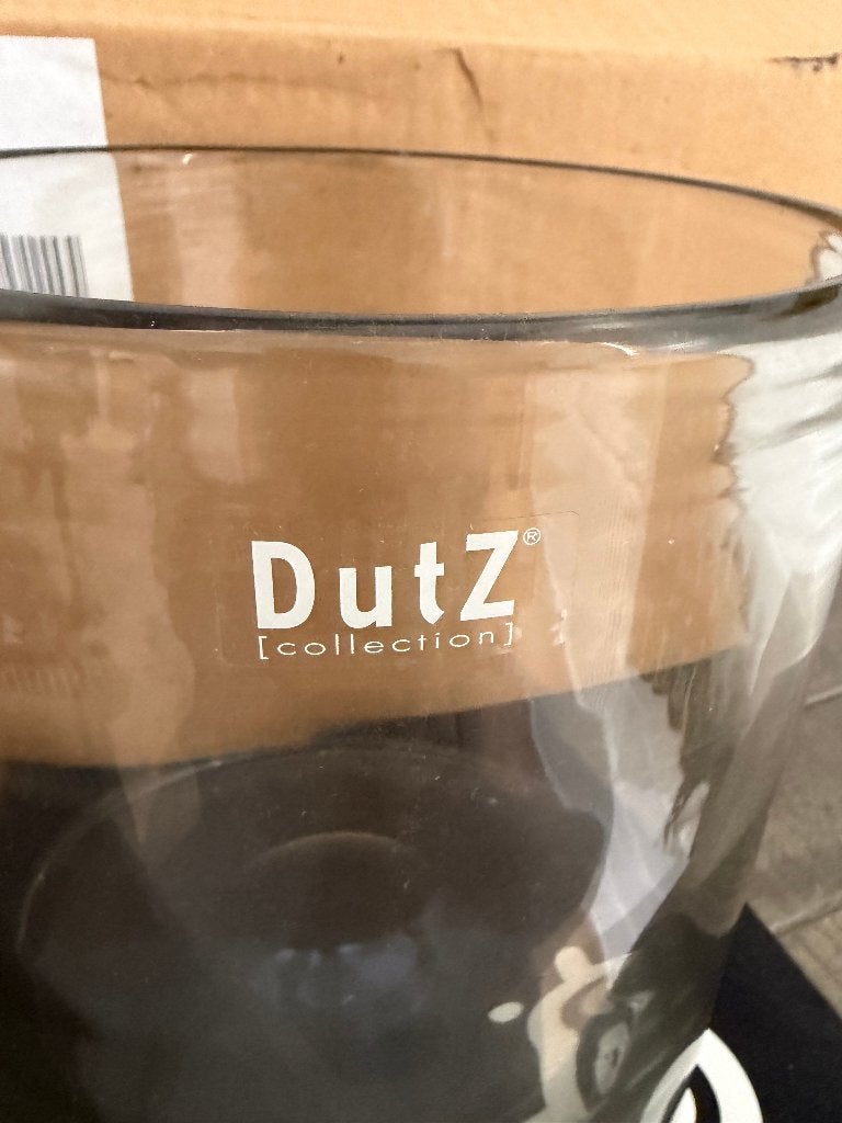 DutZ heldere cilindervaas (2 stuks eventueel), Huis en Inrichting, Woonaccessoires | Vazen, Transparant, Ophalen of Verzenden