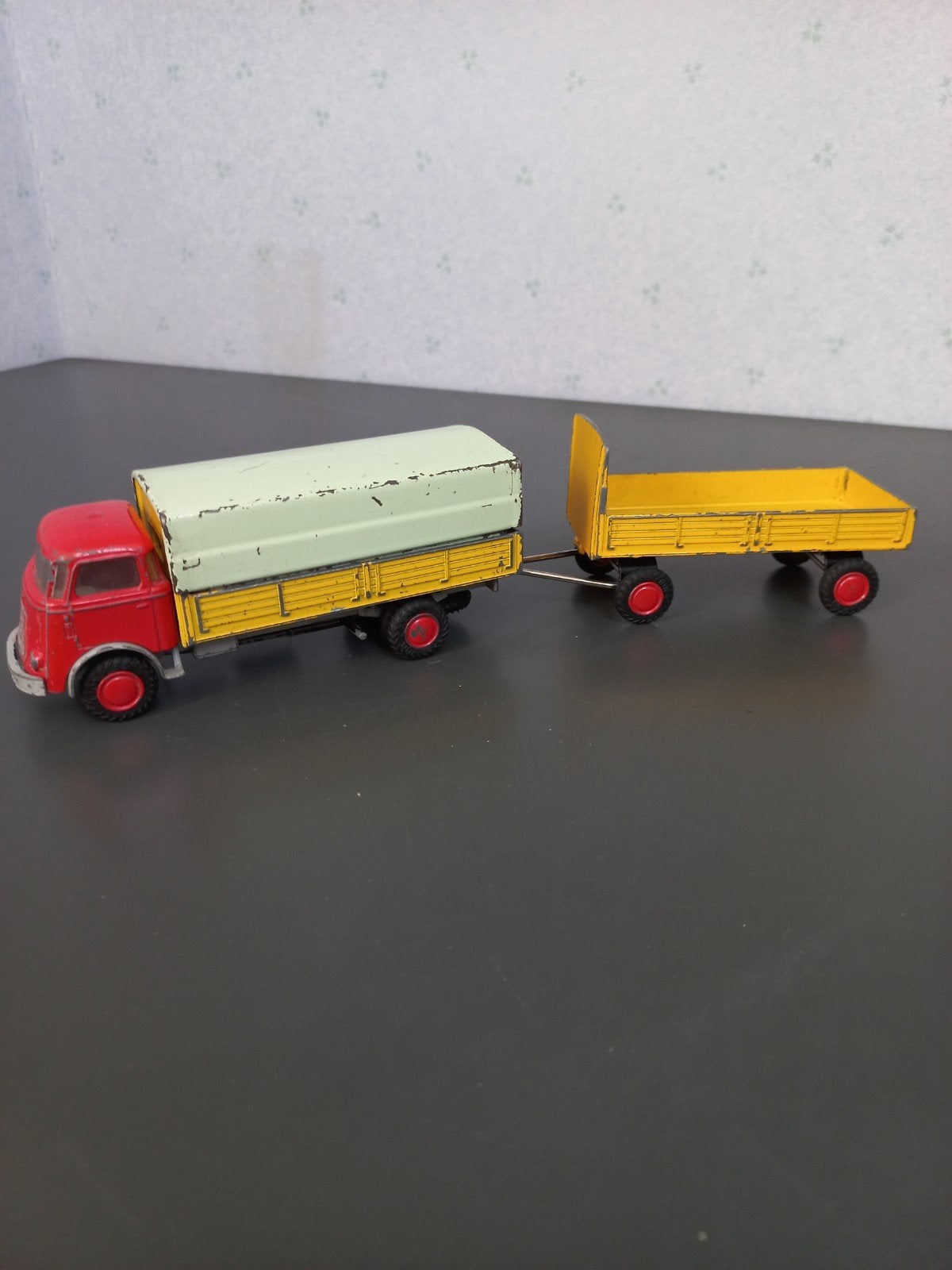 Lion Car Daf Combinatie, Ophalen of Verzenden, Gebruikt, Bus of Vrachtwagen, Lion Toys