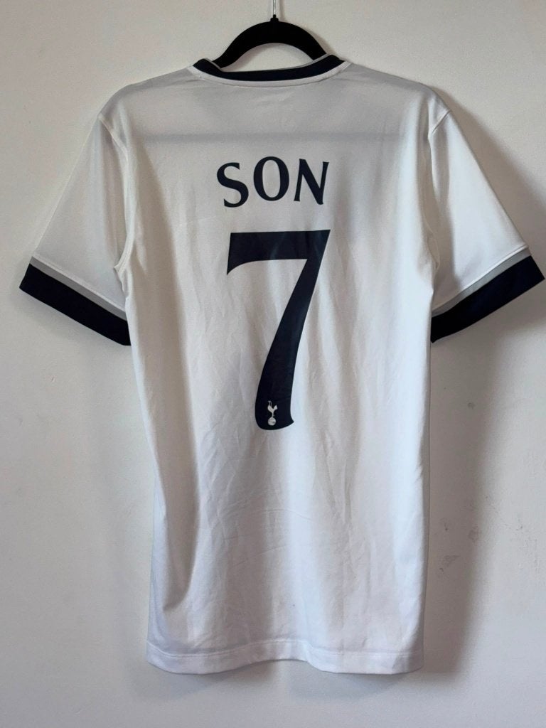 Origineel Tottenham 2015-16 Thuis Shirt - Son #7 - Maat M, Kleding | Heren, Sportkleding, Maat 48/50 (M), Wit, Under Armour, Ophalen of Verzenden