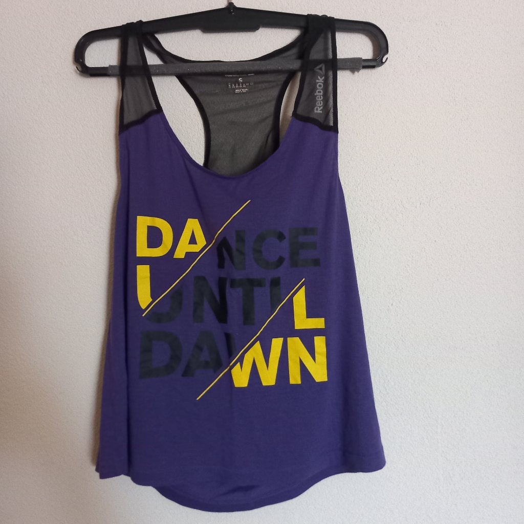 Reebok. Dans, fitness top. Maat S, Ophalen of Verzenden, Zo goed als nieuw, Kleding