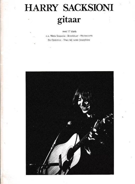 gitaar: Harry Sacksioni: gitaar met 17 titels-MOOI!, Muziek en Instrumenten, Ophalen of Verzenden, Gebruikt, Artiest of Componist