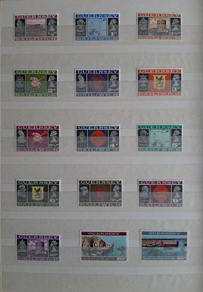 15 Postzegels Guernsey 1971 Bailiwick Postfris, Postzegels en Munten, Ophalen, Postfris