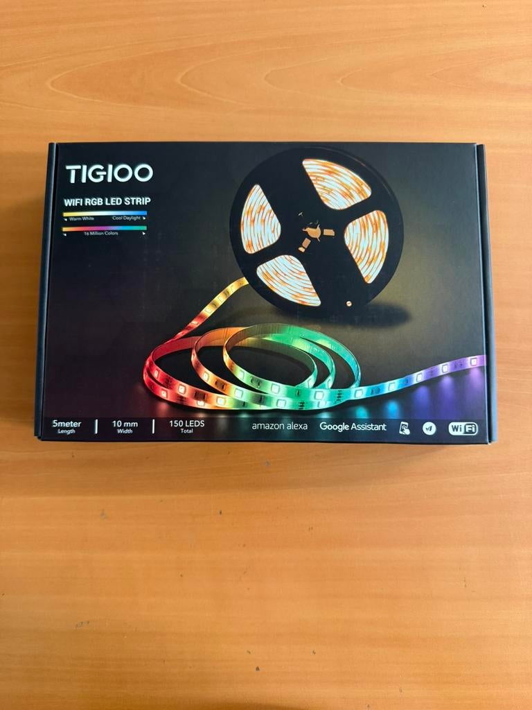 LED strip 5 meter RGB licht, Huis en Inrichting, Lampen | Losse lampen, Led-lamp, Minder dan 30 watt, Nieuw, E27 (groot)