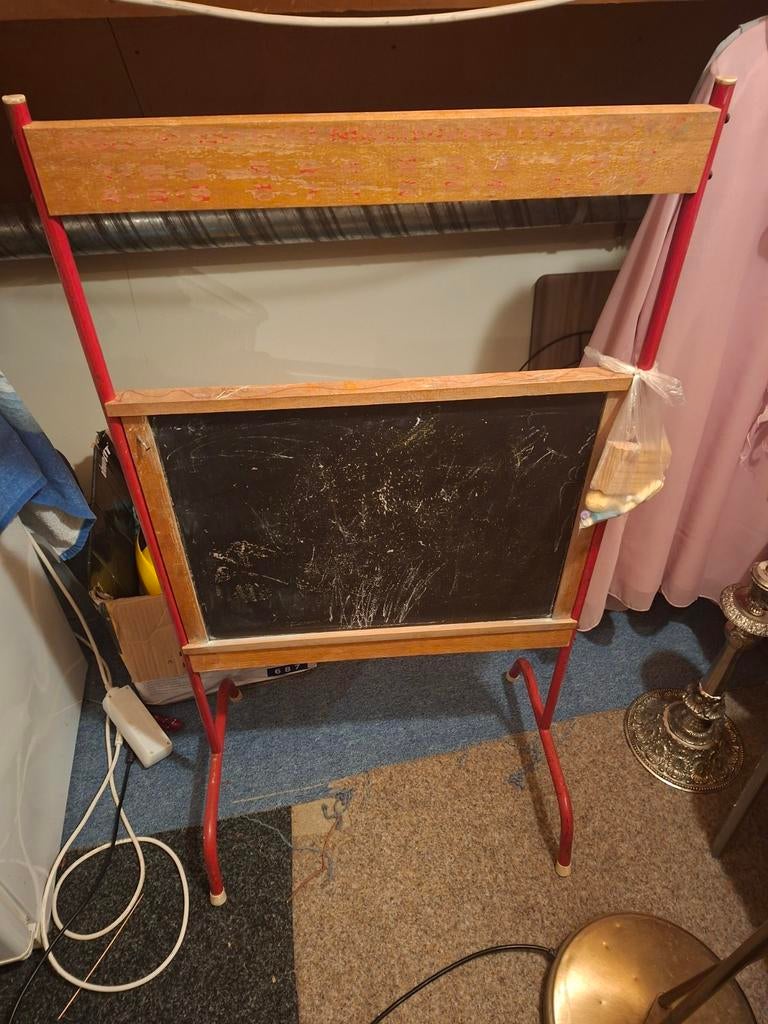 Schoolbord, Ophalen, Gebruikt, Krijtbord