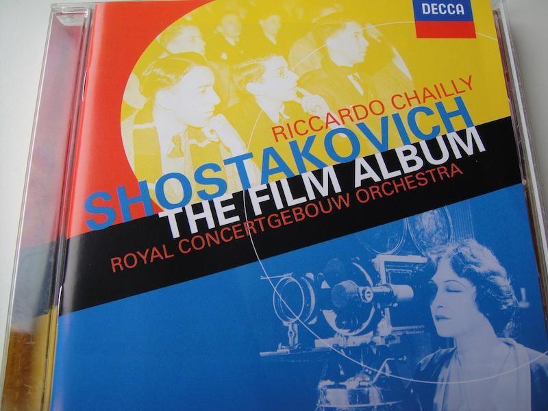 SHOSTAKOVICH Film album CD CHAILLY CONCERTGEBOUW DECCA, Cd's en Dvd's, Cd's | Klassiek, Ophalen of Verzenden, Modernisme tot heden