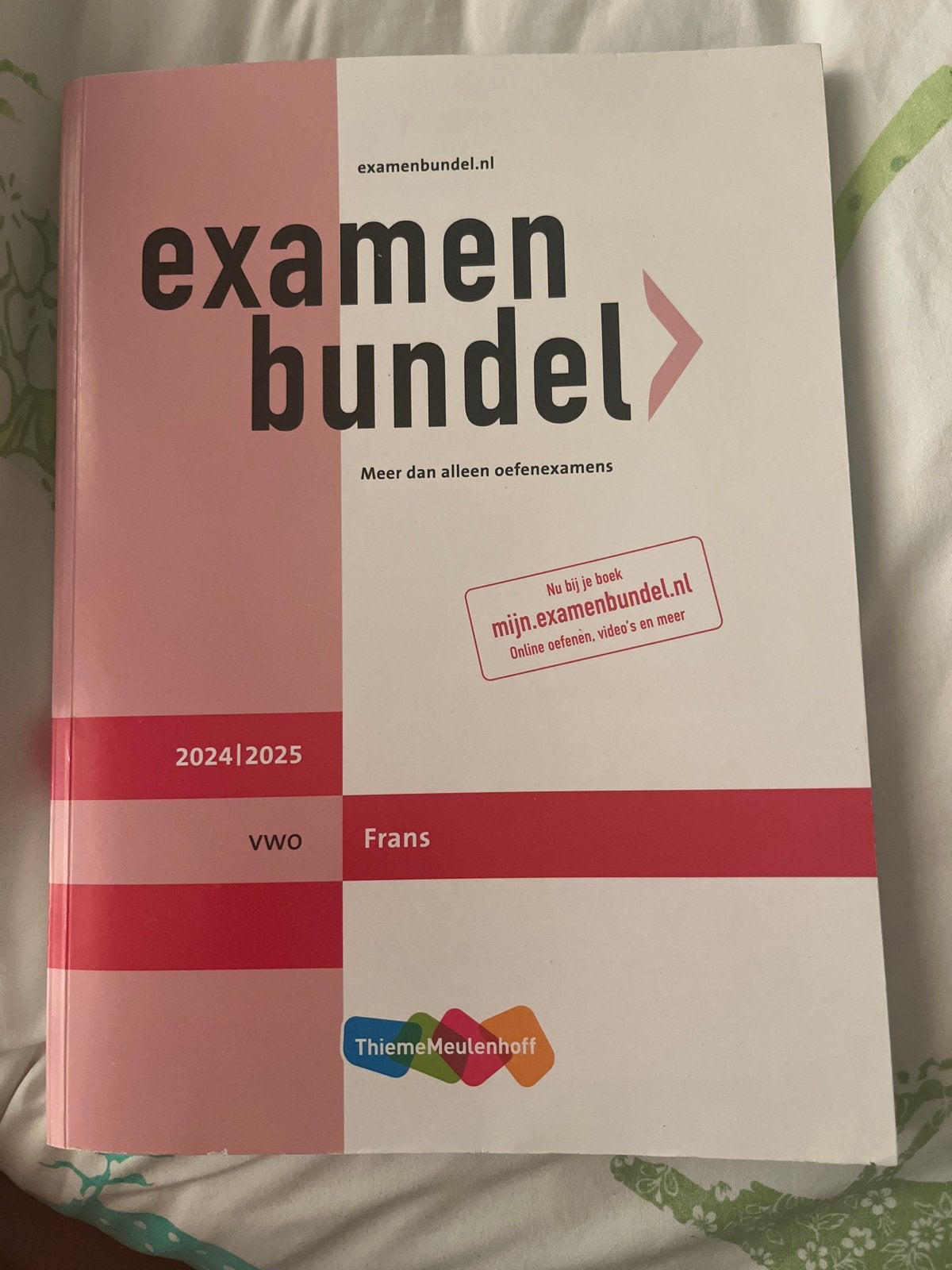 Examenbundel & Examenidioom VWO Frans 2024/2025, Ophalen of Verzenden, Alpha, Zo goed als nieuw